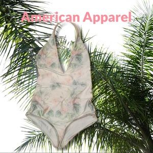 American Apparel Floral swimwear